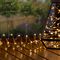 LS230113WW - 100 LED Solar Microbrights Pinwire String Lights, Warm White, IP44, 5m