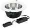 929003165332 - 12W Ledinaire Recessed Downlight, 3000K, 1200lm, IP20, Black