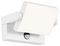 VT-11020S 2939 - 17W LED Wall Light with PIR, 4000K, 2580lm, IP65, White