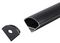 VT-8109 2874 - 2m Mounting Kit with Diffuser for LED Strip Corner, 15.8x15.8mm, Black