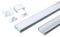 VT-8113 3355 - 2m Mounting Kit with Diffuser for LED Strip Surface, 17.4x7mm, Silver