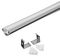 VT-8114-W - 2m Mounting Kit with Diffuser for LED Strip Corner, 19x19mm, White