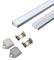 VT-9327 - 2m Mounting Kit with Diffuser for LED Strip Surface, 15.5x5.9mm, Silver