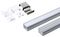 VT-8116 - 2m Mounting Kit with Diffuser for LED Strip Surface, 17.4x12.1mm, Silver