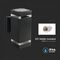 VT-968 - LED Square Up and Down Wall Light, E27, IP44, Black