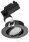 5741 - 4.5W LED Recessed Tilting Downlight Kit, 4000K, 345lm, Non-Dimmable, Black - Pack of 3