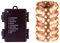 GH252 - 200 LED Copper Wire String Lights with Programme Controller, Warm White, 20m