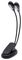 GH416 - Battery Operated Reading Light With Twin LED Flexible Heads & Clip, Black
