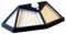 GH431 - 100 LED Solar Security Wall Light with PIR, 600lm, IP44, Black
