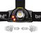 1177310010 - LED Rechargeable Head Torch, 400lm, IP44, Black