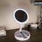 2000 - Rechargeable LED Illuminated Foldaway Vanity Mirror, White