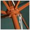 P27G - 2.4m Wooden Green Garden Parasol
