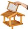 BF009WF - Premium Wooden Bird Table with Built-In Feeder