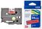 TZE-451 - P-Touch Label Tape Black on Red 1" / 24mm