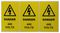 LDVL44SA - Danger 440 Volts Labels, Pack of 12
