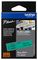 FLE7511 - P-Touch Die-Cut Tape Casette, Black on Green, 21mm