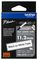 HSE231E - Heat Shrink Tube Tape Cassette, Black on White, 11.2mm