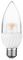 PEL00164 - E27 Clear LED Candle Bulb, 5W 4000K (4 Pack)