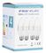 PEL00164 - E27 Clear LED Candle Bulb, 5W 4000K (4 Pack)