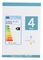 PEL00164 - E27 Clear LED Candle Bulb, 5W 4000K (4 Pack)