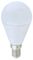 PEL00537-E - 6W LED Frosted Mini-Globe Bulb, E14, Non-Dimmable, 3000K