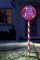 LB171236 - Red & White LED 'Santa Stop Here' Stake Light