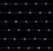 LB151211W - 200 LED Pin Wire Christmas Lights, White, 10m