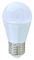 PEL00845-E - 6W LED Frosted Golf Ball Bulb, E27, Non-Dimmable, 3000K