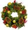 DF187169 - 40cm Gold Dressed Christmas Wreath