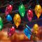 LV101642 - 40 Flame Lights with 80 Static Multi-coloured LEDs
