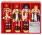 AC171639 - 4 Piece Christmas Nutcracker Ornament Set
