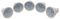757888 - 4W LED GU10 Bulbs, 350lm, 4000K, Pack of 5