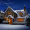 FLV162176WC-CPC - 960 LED White Cluster Christmas Lights, Multi Action, with Clear Cable and Timer, 12m