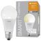 4058075485471 - 14W LED  Smart + WiFi A60 Bulb Warm White Lamp, E27, 1521lm