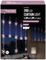 LV201152RBW - Rainbow Pin Wire LED 1.2m x 1.3m Twinkle Curtain, Snowflake Pattern