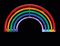 LB206109 - Rainbow Neon Light - 30x16cm