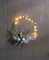 TW213395 - LED Metal Decoration with Baubles, Circle