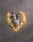TW213396 - LED Metal Decoration with Baubles, Heart