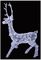 LV201107W - Twinkling White LED Christmas Soft Acrylic Stag, 1.4m