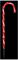 LV203088R - 62cm Red LED Candy Cane Path Light, 4pc