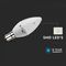 VT-299D 21861 - 5.5W LED Candle Bulb, B15, 3000K, 470lm, Dimmable