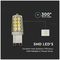 21246 VT-204 - 3W G9 LED Capsule Bulb, 3000K, 330lm