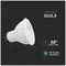 VT-267 212071 - 6W LED GU5.3 MR16 Bulb, Non-Dimmable, 3000K, 445lm