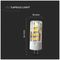 VT-234 21132 - 3.2W LED Clear Capsule Bulb, G4, 4000K, 385lm, Non-Dimmable