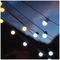 TWF020GOP-BUK - 20 Gold & Silver LED Festoon Lights, 10m, Black Cable