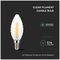 VT-1985D 214367 - 4W LED Candle Filament Bulb, E14, 3000K, Dimmable