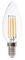 VT-1986 214413 - 4W LED Filament Candle Bulb, E14, 4000K, 400lm