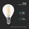 VT-2486 2854 - 6W LED Filament Golf Ball P45 Bulb, E14, 2700K, 800lm, Non-Dimmable