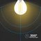 VT-2486 2854 - 6W LED Filament Golf Ball P45 Bulb, E14, 2700K, 800lm, Non-Dimmable