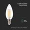 VT-2327 212849 - 6W LED Filament Candle Bulb, E14, 4000K, 800lm
